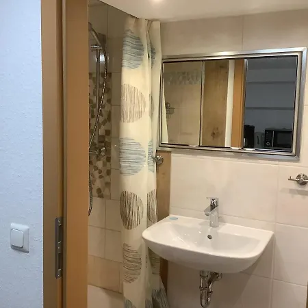 Apartamento Doppelzimmer Mit Neuem Bad Und Sportpool-nutzung Aussen, Im Souterrain Der Naturpark, Garten Mit Rheinblick
